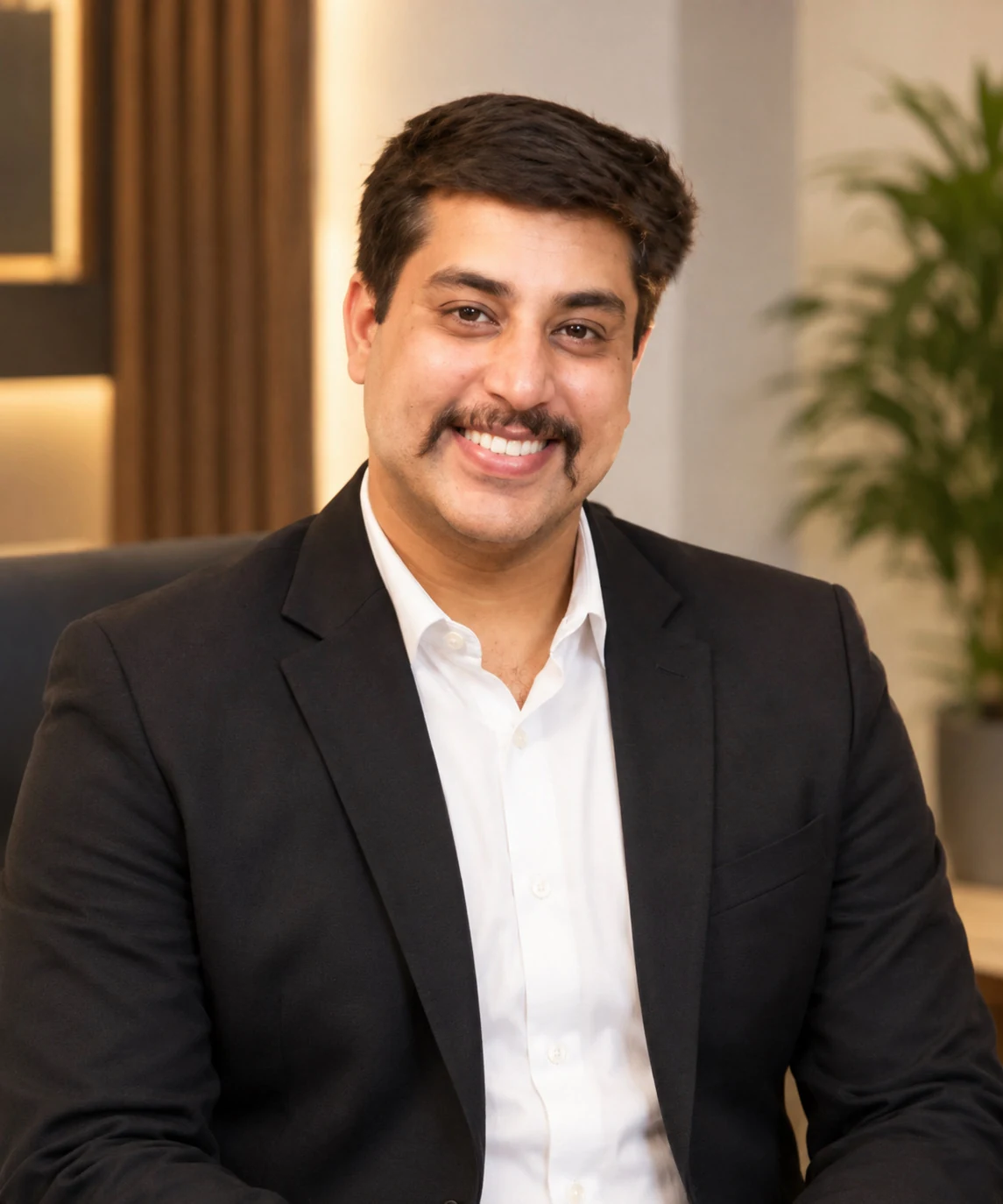 Portrait of Mr Deepak Arora, Executive Director of Food Arcade